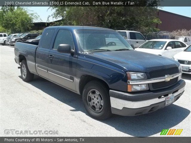 2003 Chevrolet Silverado 1500 LS Extended Cab in Dark Blue Metallic