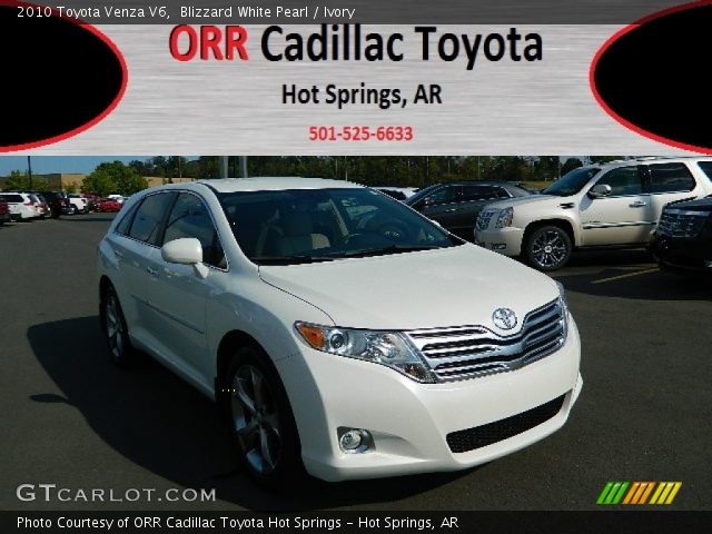 2010 Toyota Venza V6 in Blizzard White Pearl