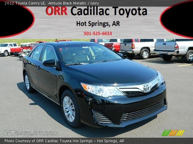 2012 Toyota Camry LE in Attitude Black Metallic