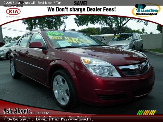 2008 Saturn Aura XE in Red Jewel
