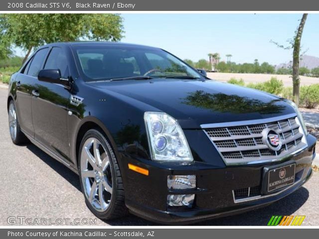 2008 Cadillac STS V6 in Black Raven
