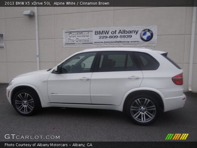 2013 BMW X5 xDrive 50i in Alpine White