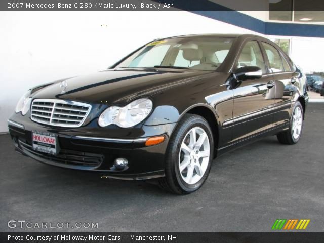 2007 Mercedes-Benz C 280 4Matic Luxury in Black