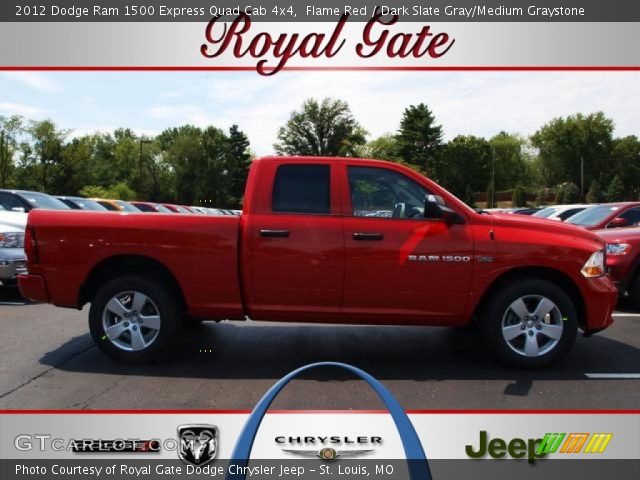 2012 Dodge Ram 1500 Express Quad Cab 4x4 in Flame Red