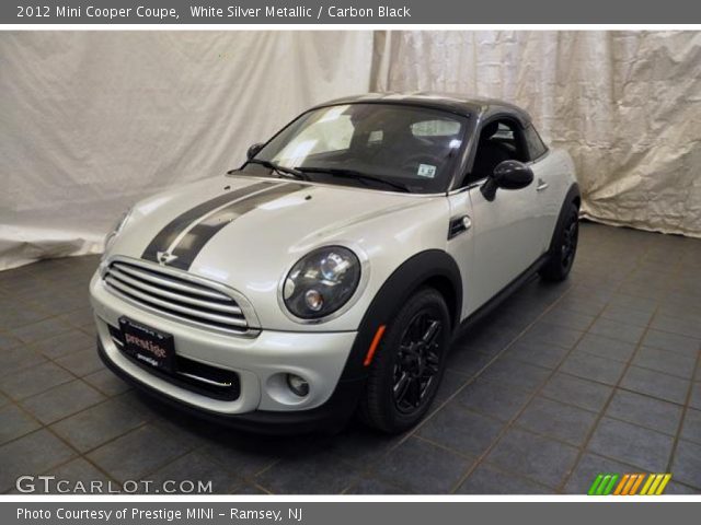 2012 Mini Cooper Coupe in White Silver Metallic