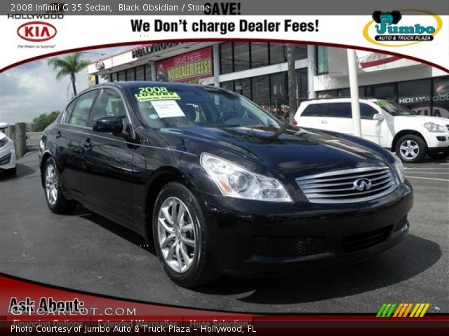 2008 Infiniti G 35 Sedan in Black Obsidian