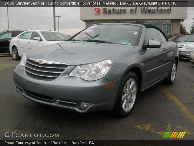 2008 Chrysler Sebring Touring Convertible in Silver Steel Metallic
