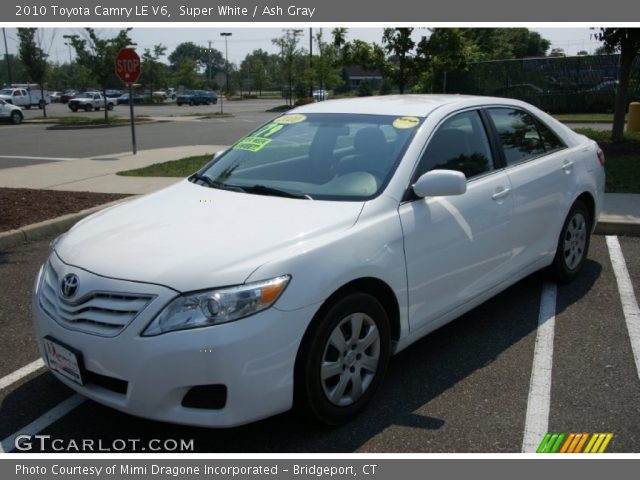 2010 Toyota Camry LE V6 in Super White