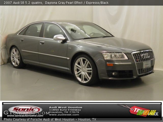 2007 Audi S8 5.2 quattro in Daytona Gray Pearl Effect