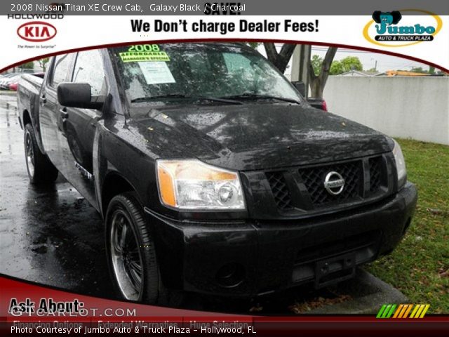 2008 Nissan Titan XE Crew Cab in Galaxy Black
