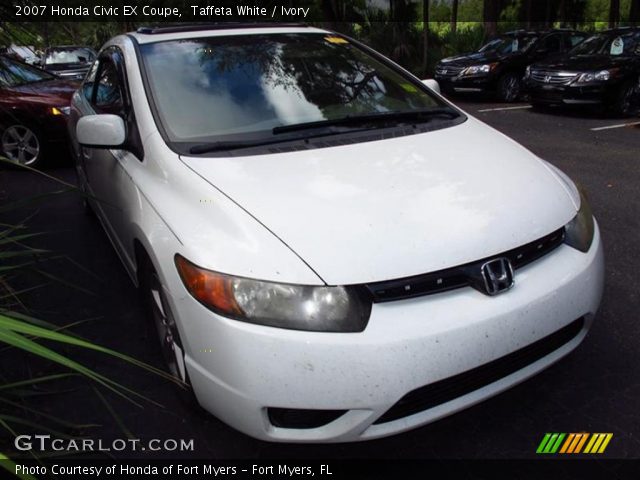 2007 Honda Civic EX Coupe in Taffeta White