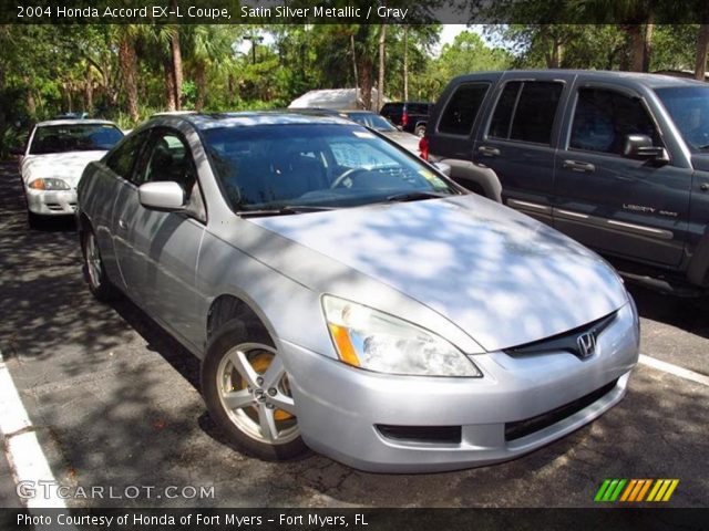 2004 Honda Accord EX-L Coupe in Satin Silver Metallic