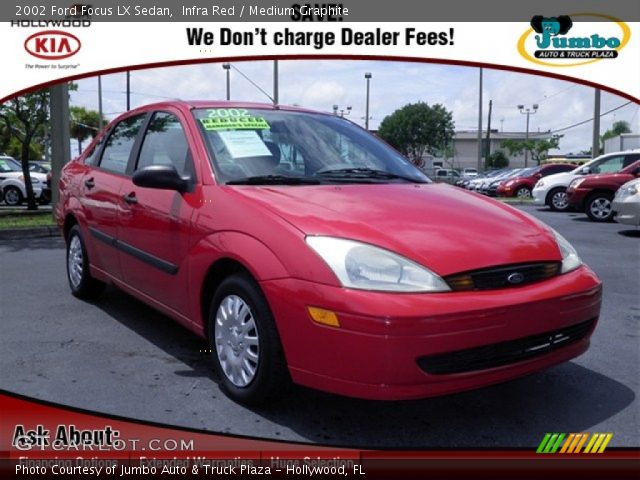 2002 Ford Focus LX Sedan in Infra Red