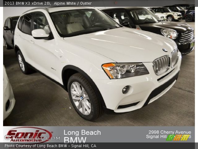 2013 BMW X3 xDrive 28i in Alpine White