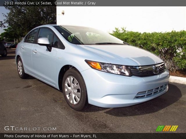 2012 Honda Civic LX Sedan in Cool Mist Metallic