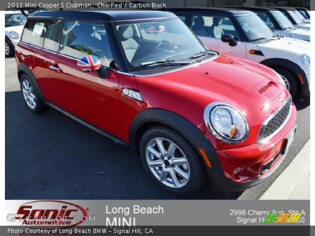 2012 Mini Cooper S Clubman in Chili Red