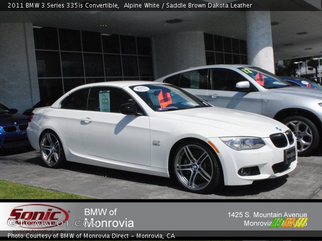 2011 BMW 3 Series 335is Convertible in Alpine White