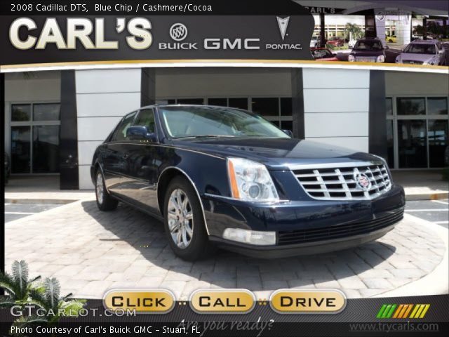 2008 Cadillac DTS  in Blue Chip