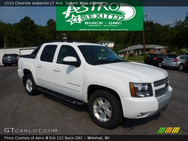 2010 Chevrolet Avalanche LT 4x4 in Summit White