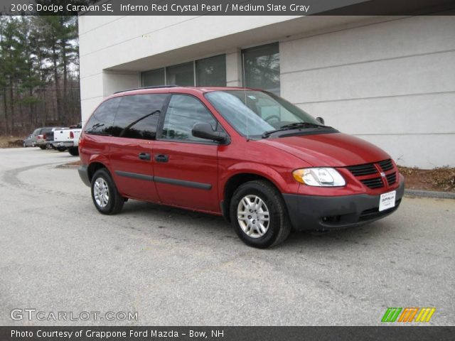 2006 Dodge Caravan SE in Inferno Red Crystal Pearl