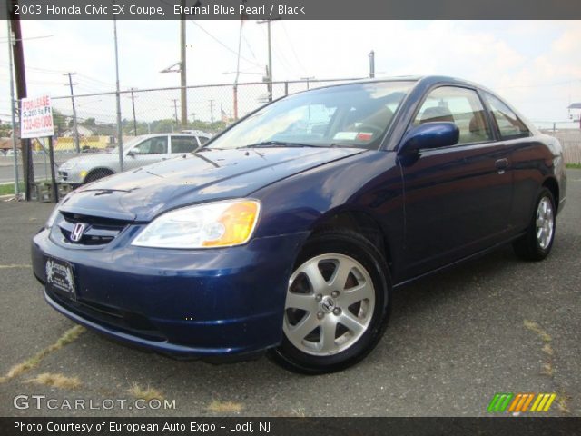 2003 Honda Civic EX Coupe in Eternal Blue Pearl