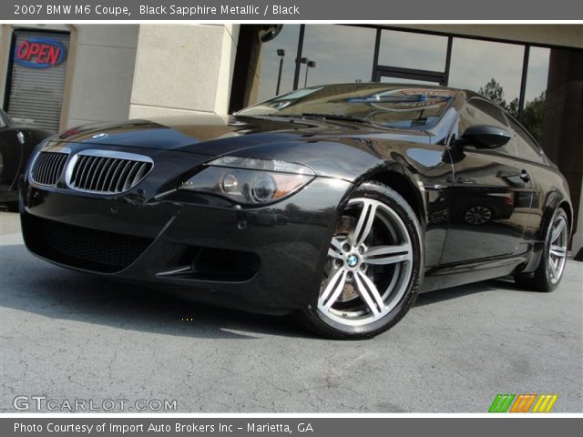 2007 BMW M6 Coupe in Black Sapphire Metallic
