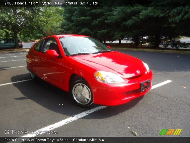 2003 Honda Insight Hybrid in New Formula Red