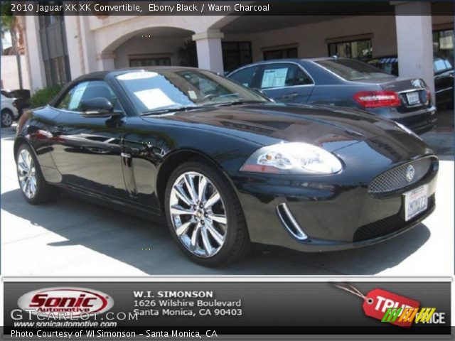 2010 Jaguar XK XK Convertible in Ebony Black