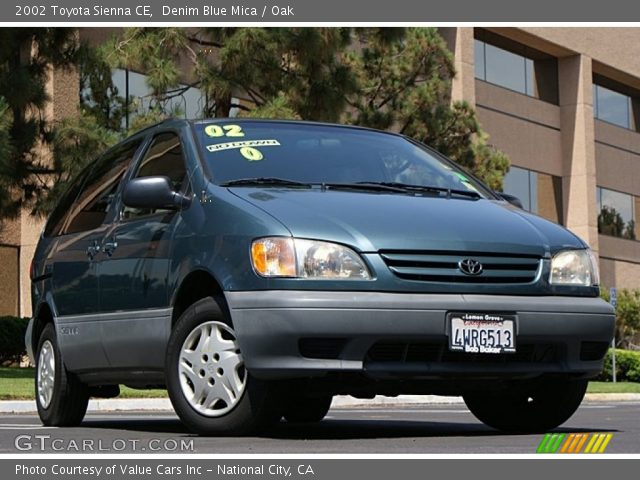 2002 Toyota Sienna CE in Denim Blue Mica