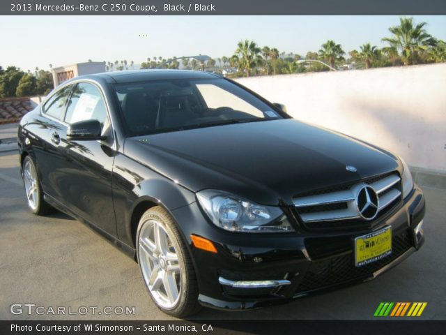 2013 Mercedes-Benz C 250 Coupe in Black