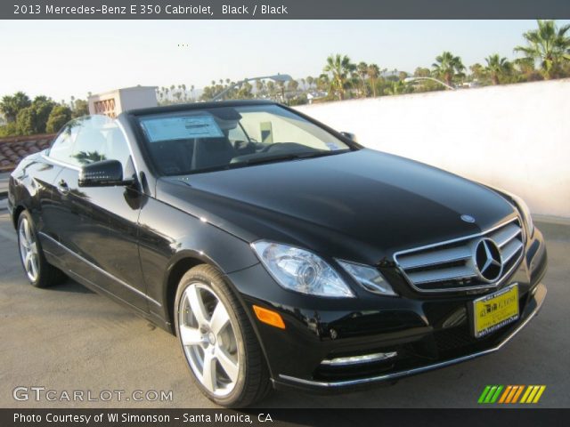 2013 Mercedes-Benz E 350 Cabriolet in Black
