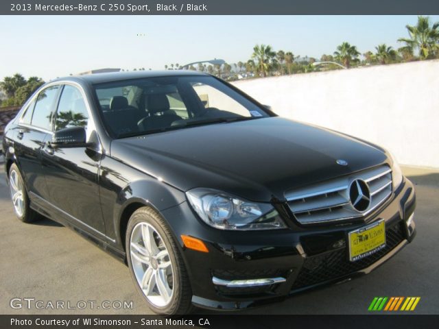 2013 Mercedes-Benz C 250 Sport in Black