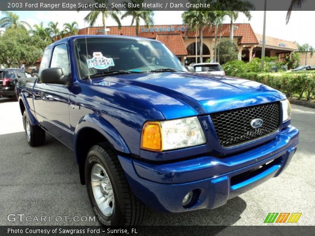 2003 Ford Ranger Edge SuperCab in Sonic Blue Metallic