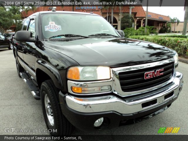 2004 GMC Sierra 2500HD SLT Extended Cab 4x4 in Onyx Black