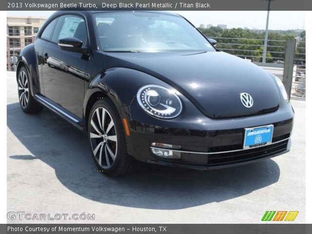 2013 Volkswagen Beetle Turbo in Deep Black Pearl Metallic