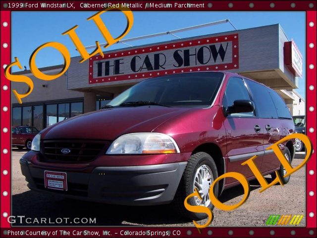 1999 Ford Windstar LX in Cabernet Red Metallic