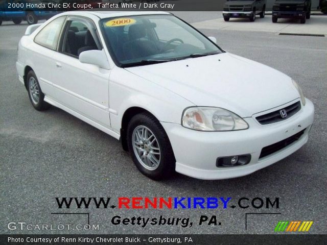 2000 Honda Civic EX Coupe in Taffeta White