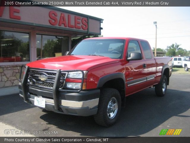2005 Chevrolet Silverado 2500HD Work Truck Extended Cab 4x4 in Victory Red