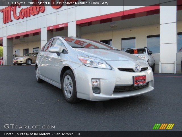 2011 Toyota Prius Hybrid II in Classic Silver Metallic