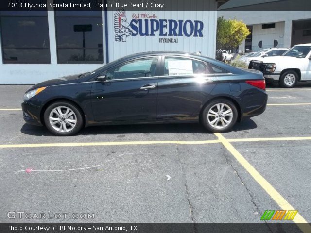 2013 Hyundai Sonata Limited in Pacific Blue Pearl