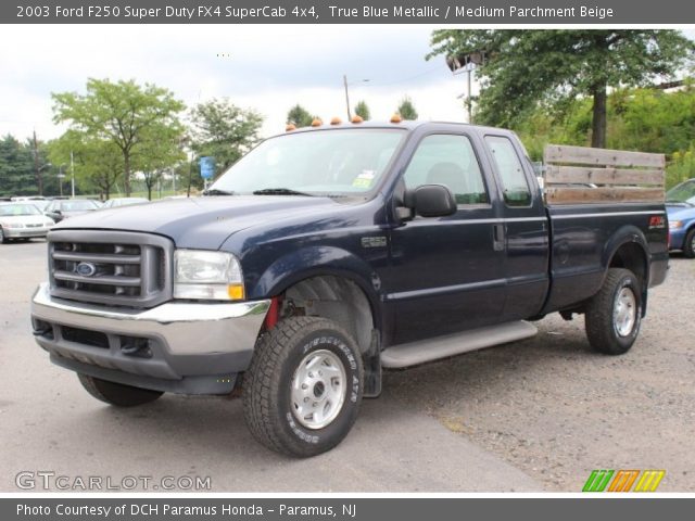 2003 Ford F250 Super Duty FX4 SuperCab 4x4 in True Blue Metallic