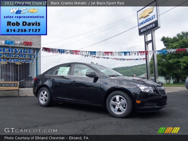 2012 Chevrolet Cruze LT in Black Granite Metallic