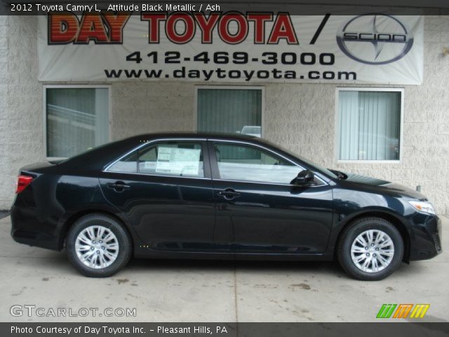 2012 Toyota Camry L in Attitude Black Metallic