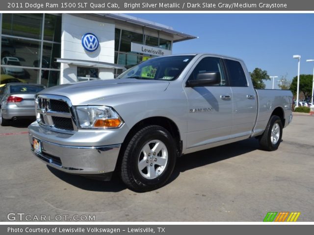 2011 Dodge Ram 1500 SLT Quad Cab in Bright Silver Metallic