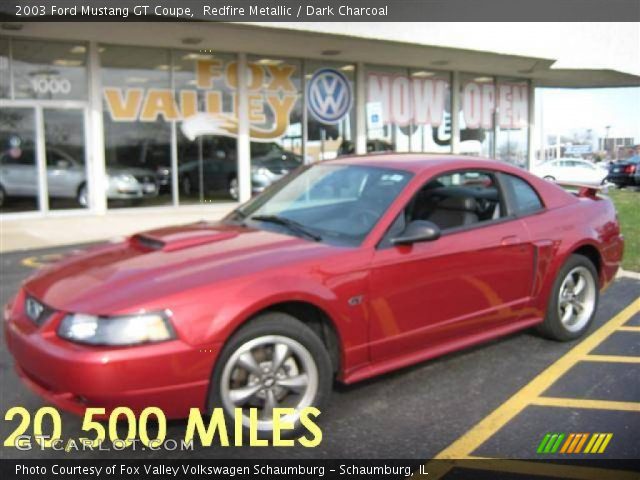 2003 Ford Mustang GT Coupe in Redfire Metallic