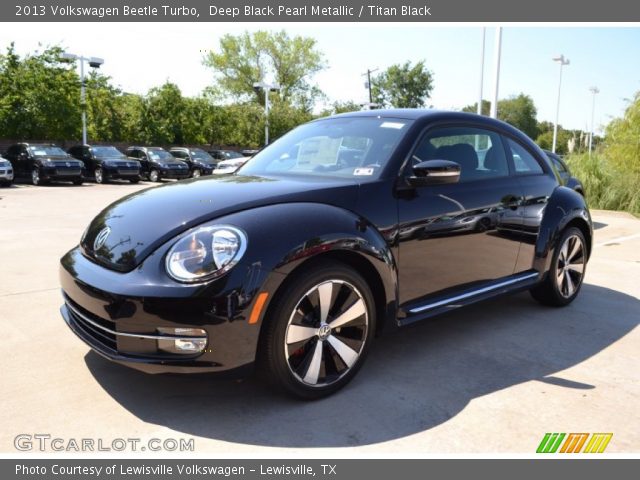 2013 Volkswagen Beetle Turbo in Deep Black Pearl Metallic