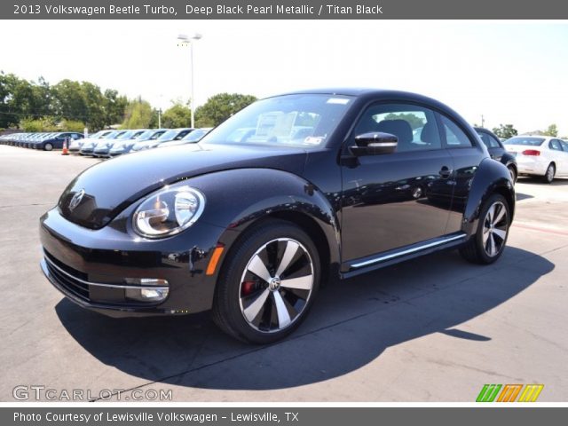 2013 Volkswagen Beetle Turbo in Deep Black Pearl Metallic