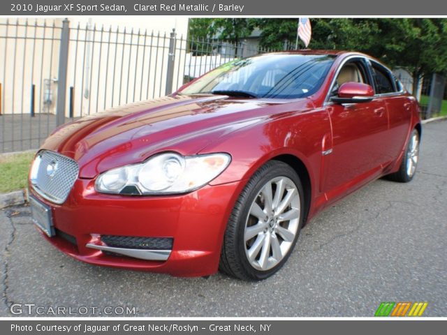 2010 Jaguar XF Sport Sedan in Claret Red Metallic