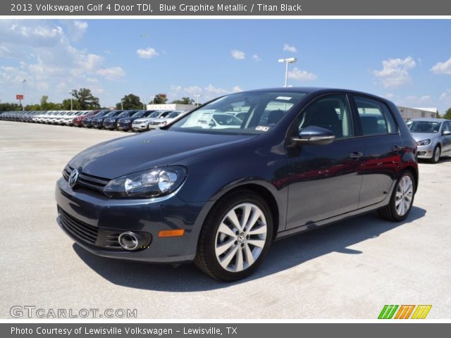 2013 Volkswagen Golf 4 Door TDI in Blue Graphite Metallic