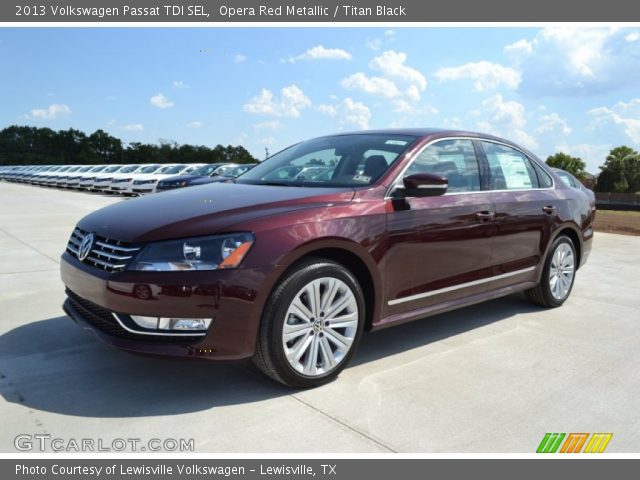 2013 Volkswagen Passat TDI SEL in Opera Red Metallic